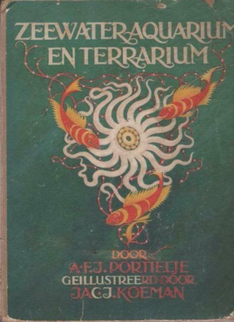 Zeewateraquarium en terrarium-a.f.j.Portielje-verkadealbum, Antiek en Kunst, Ophalen of Verzenden, A.f.j. Portielje.