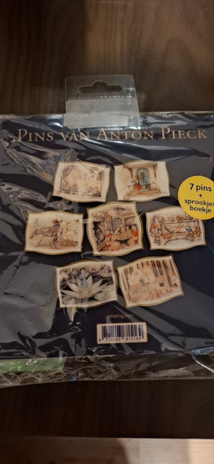 Te koop efteling Anton Pieck pin set., Ophalen of Verzenden, Nieuw