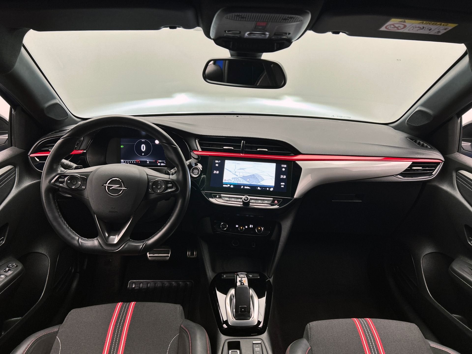 Opel Corsa 1.2 GS Line | Trekhaak | Apple/Carplay | Rondomzi, 101 pk, Gebruikt, Zwart, 1199 cc