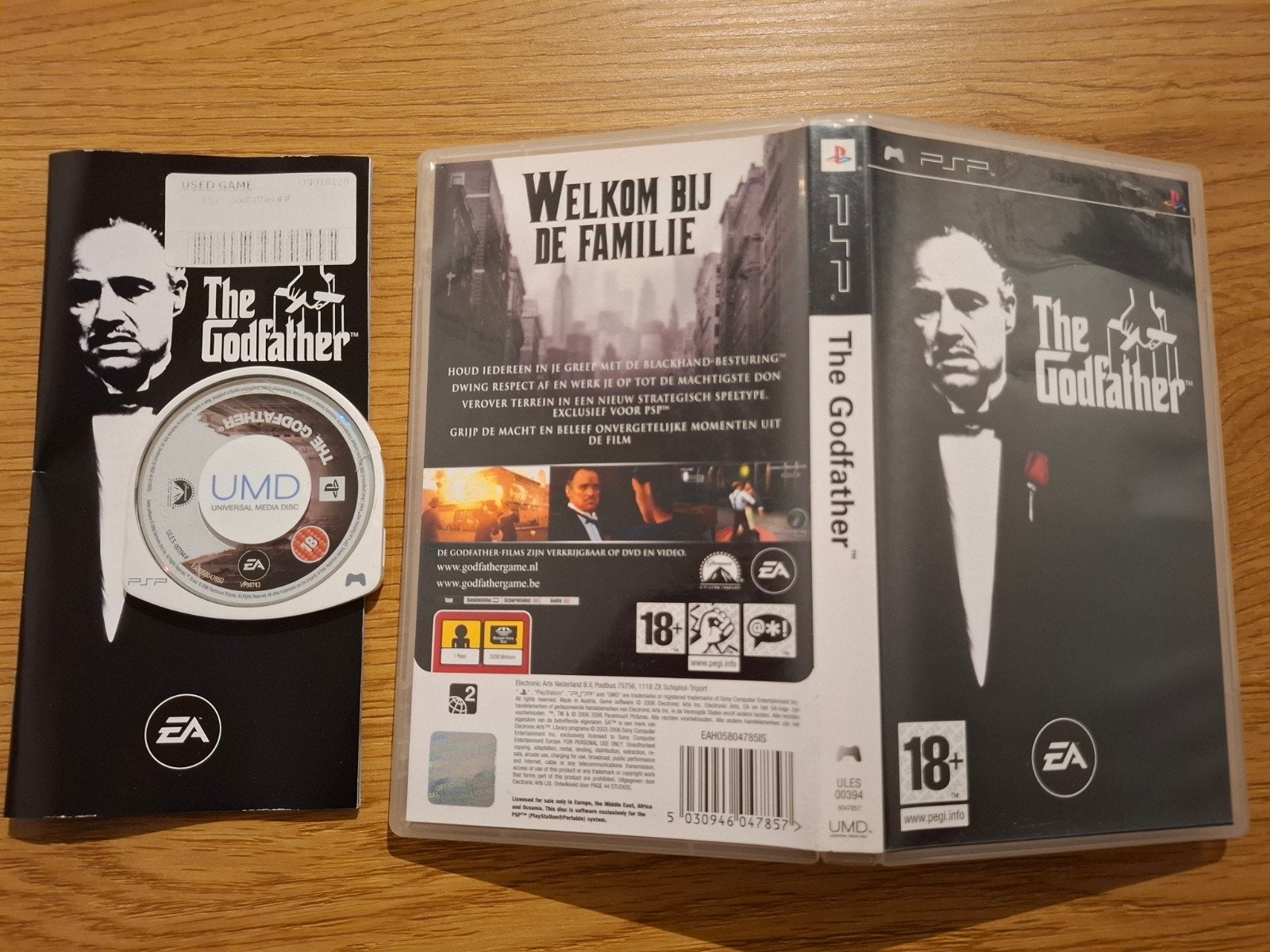 The Godfather PSP - Klassieke actiegame, Spelcomputers en Games, Games | Sony PlayStation Portable, Avontuur en Actie, Gebruikt