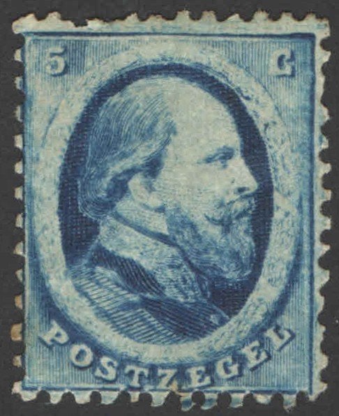 Nederland NVPH nr 4 ongebruikt Koning Willem III 1864, Postzegels en Munten, Postzegels | Nederland, Ophalen of Verzenden, T/m 1940