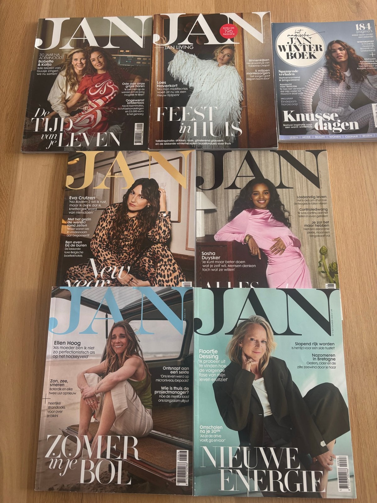 JAN Magazine collectie - 7 edities nieuw, Ophalen of Verzenden, Nieuw, Glossy