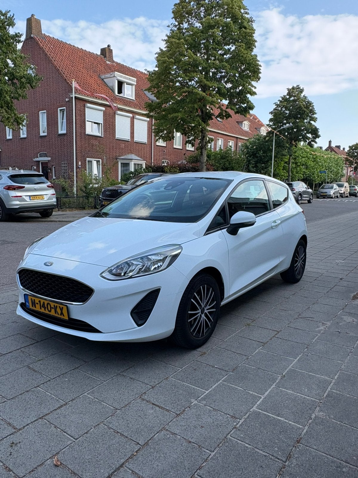 Ford Fiësta 1.1 70pk 3dr 2018 Wit, Auto's, Voorwielaandrijving, Stof, 40 €/maand, Handgeschakeld