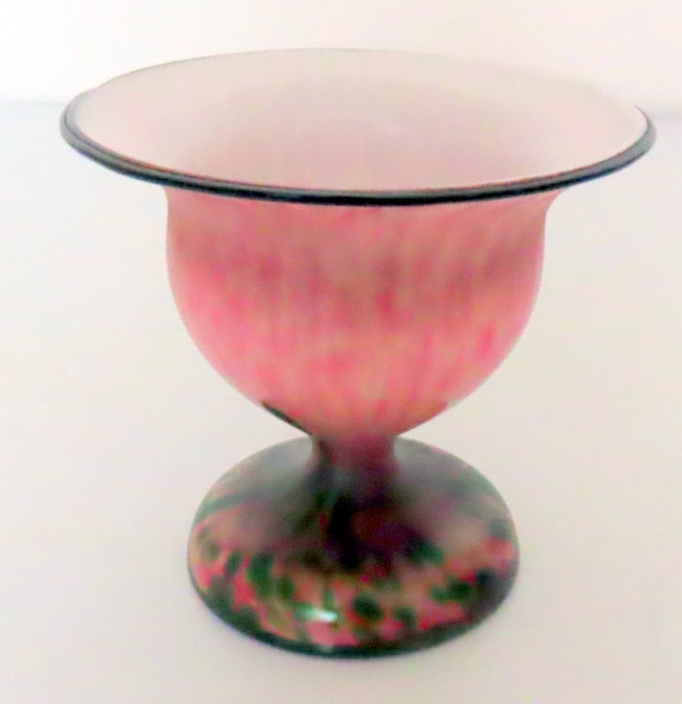 Koopje! Vaas Fritz Heckert /voor Loetz , ca 1910 , incl verz, Antiek en Kunst, Antiek | Glas en Kristal, Verzenden