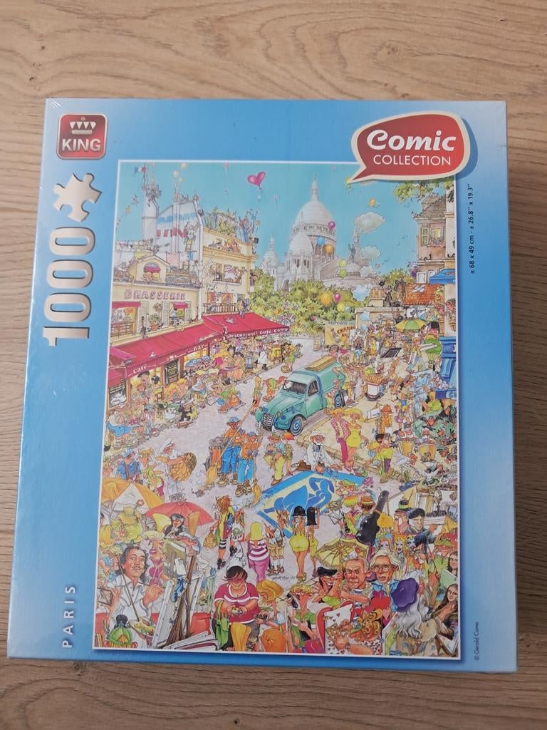 King Comic Collection Puzzel 1000 stukjes Parijs, Ophalen