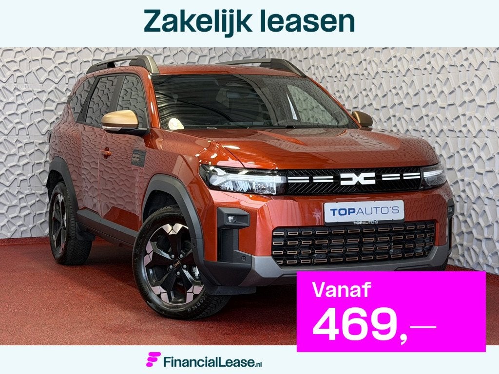 Dacia Bigster 1.2 MILD HYBRID 130 4X4 PANO SCHUIFDAK NAVI EL, 12 maanden, Stof, Gebruikt, Zwart