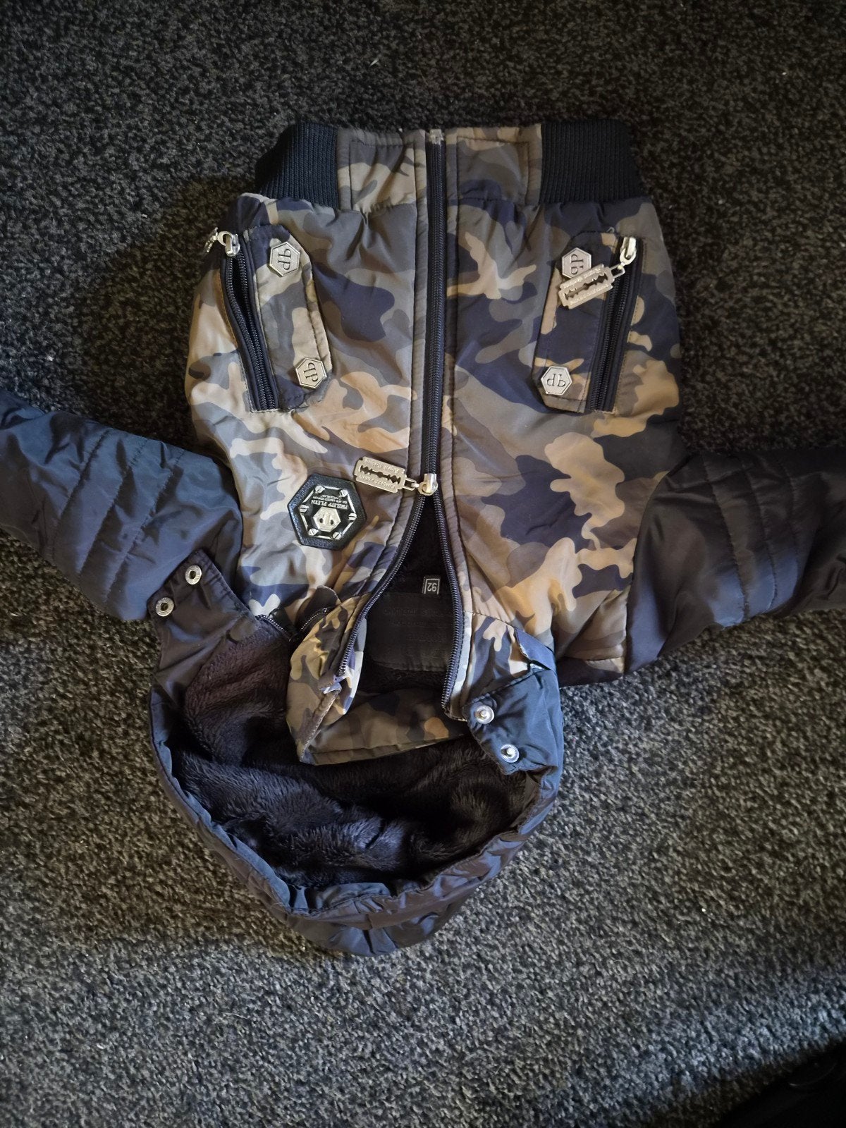 Philipp Plein winterjas, Kinderen en Baby's, Ophalen, Philipp Plein, Zo goed als nieuw, Jongen