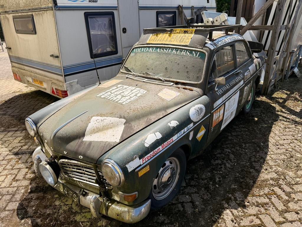 Volvo P130 1.8 1968, Auto's, Achterwielaandrijving, Zwart, 4 cilinders, Handgeschakeld