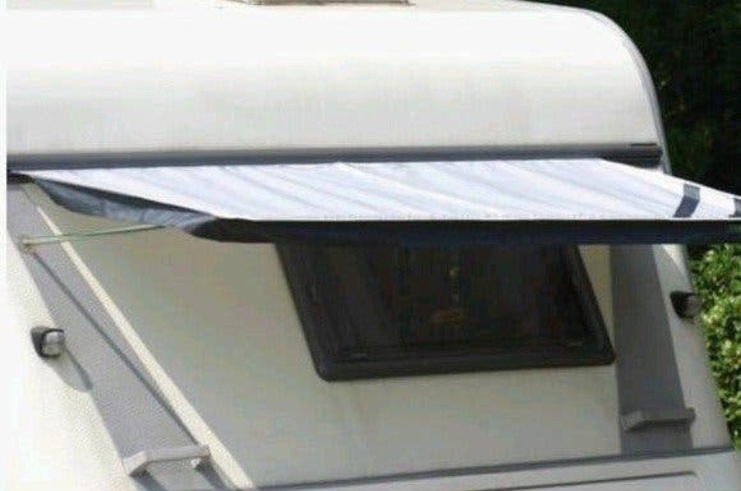 Raam markies/schaduwdoek voor caravan, Ophalen, Gebruikt
