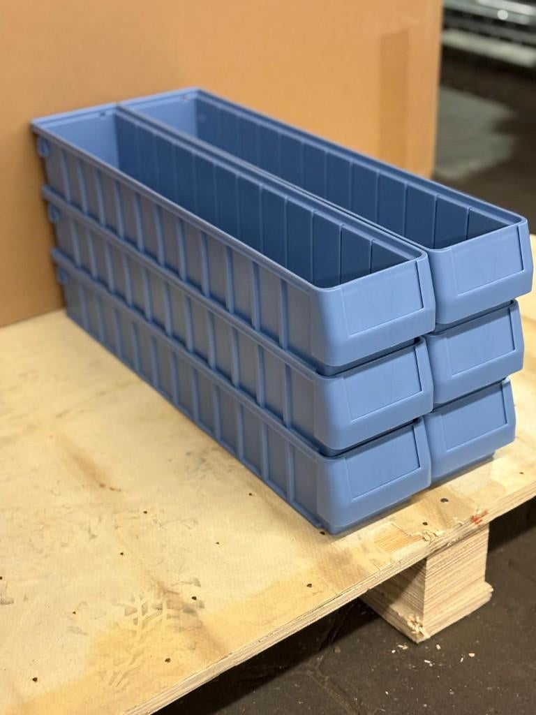 Magazijnbakken stapelbakken  BITO partij 112  stuks koopje, Ophalen, 100 cm of meer, 60 cm of meer, Nieuw