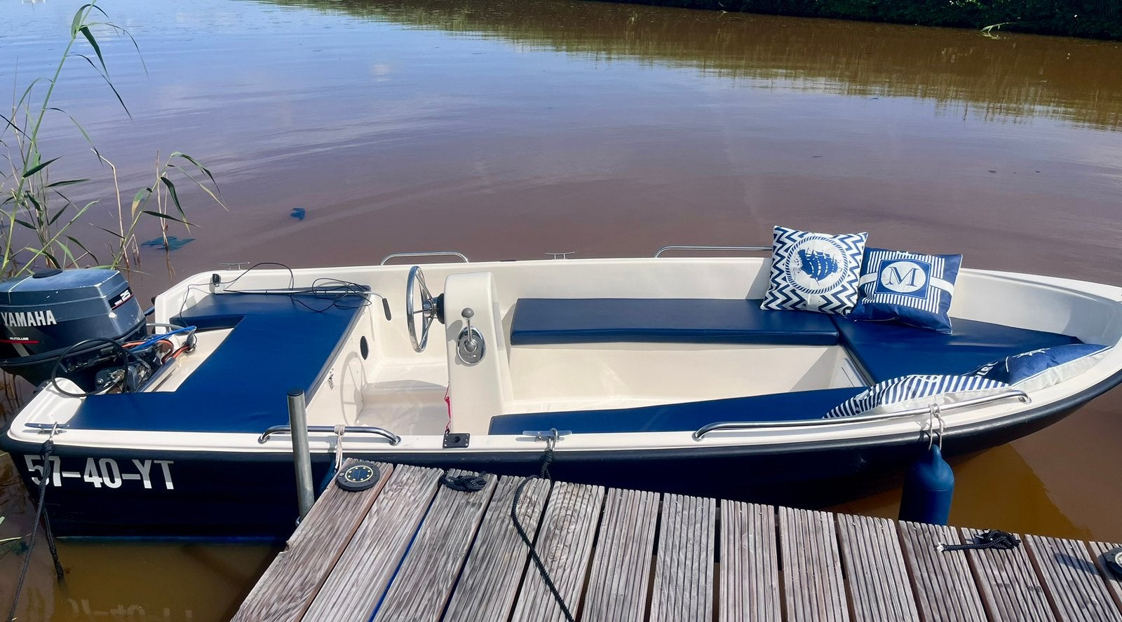 Verano 420 Sloep – 25 PK Yamaha – Instappen & Varen, Watersport en Boten, Consoleboot, Gebruikt, Ophalen, Afdekzeil