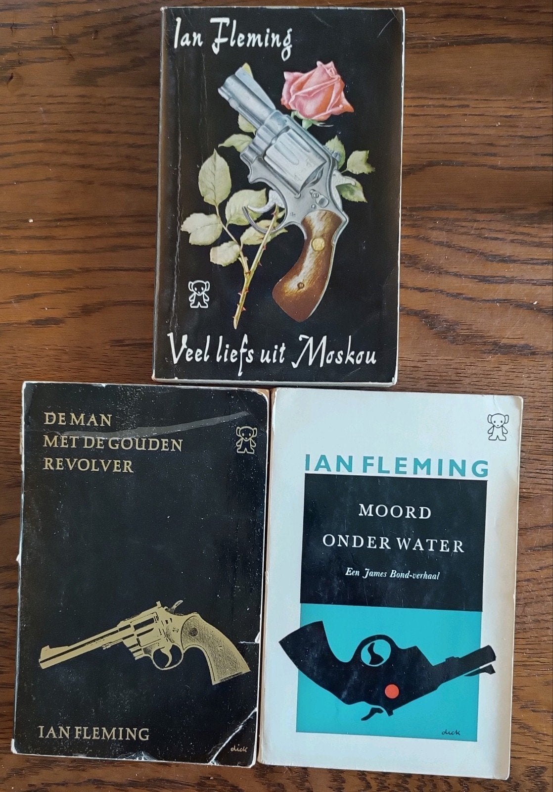 3 Ian Fleming James Bond boeken, Ophalen of Verzenden, Gelezen, Ian Fleming