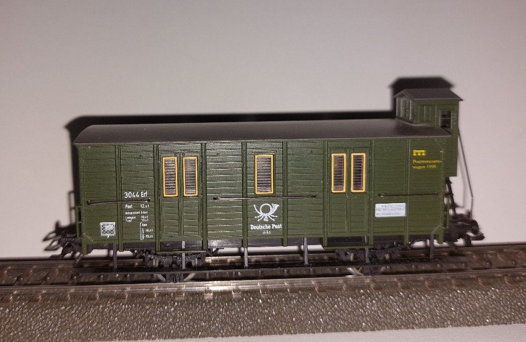 Marklin H0 Post museumwagen 1991 met remmershuis in ovp, Wisselstroom, Ophalen of Verzenden, Märklin, Nieuw
