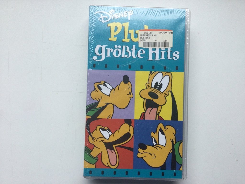 Disney Sammler VHS Kassette Plutos größte Hits versiegelt, Verzamelen, Ophalen of Verzenden, Overige figuren, Zo goed als nieuw