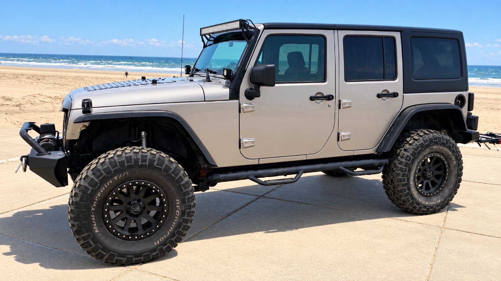 ‼️JEEP WRANGLER JK EXTREME OFFROAD HARD/SOFTTOP YOUNGTIMER‼️, Auto's, Zwart, 2500 kg, Leder, Bedrijf