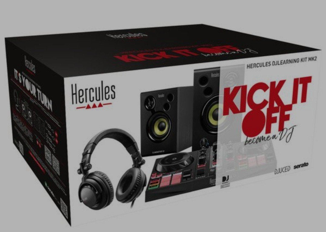 Hercules DJLearning Kit MK2 - Zo goed als nieuw, Muziek en Instrumenten, Dj-sets en Draaitafels, Ophalen of Verzenden
