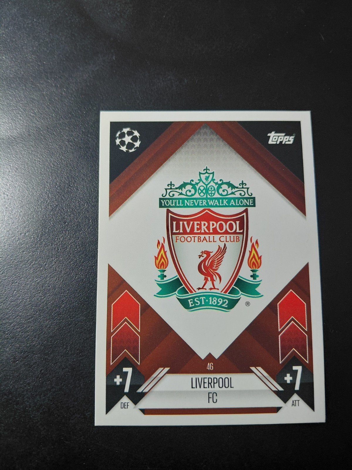 Liverpool (logo/badge) topps, Verzamelen, Sportartikelen en Voetbal, Verzenden, Nieuw, Buitenlandse clubs, Poster, Plaatje of Sticker