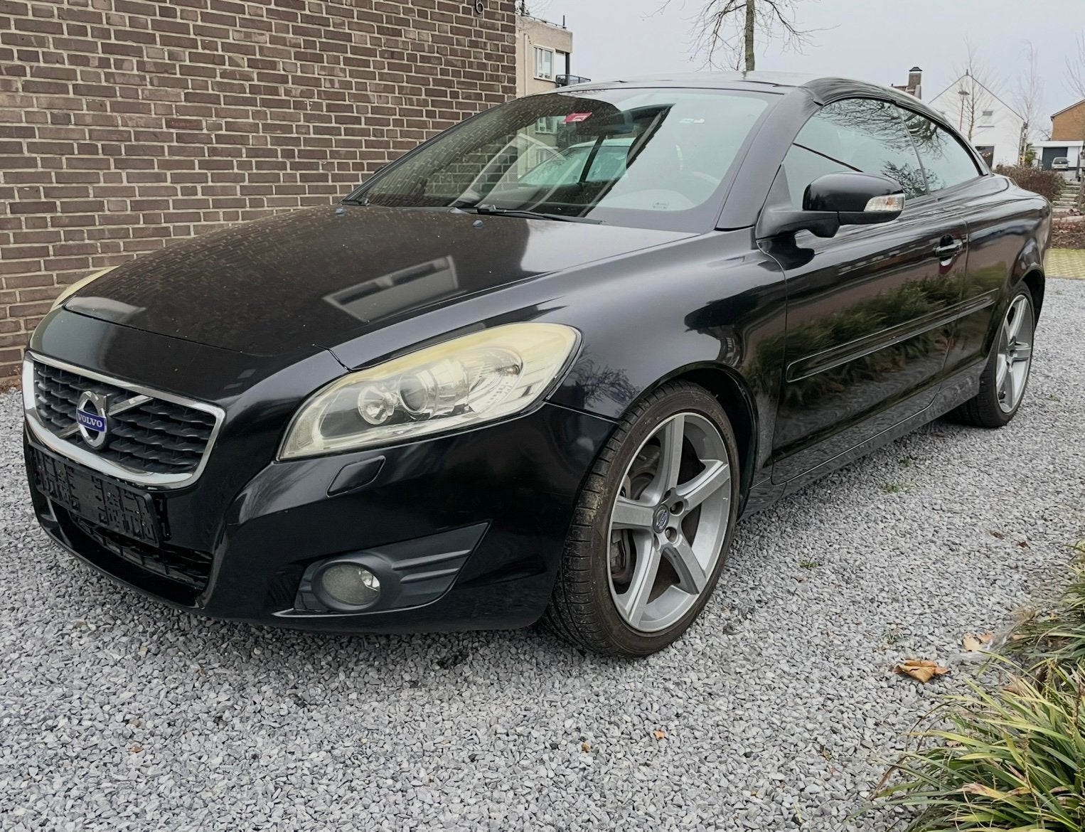 Volvo C70 T5 Summum, Auto's, Volvo, C70, Cabriolet, Zwart, Leder