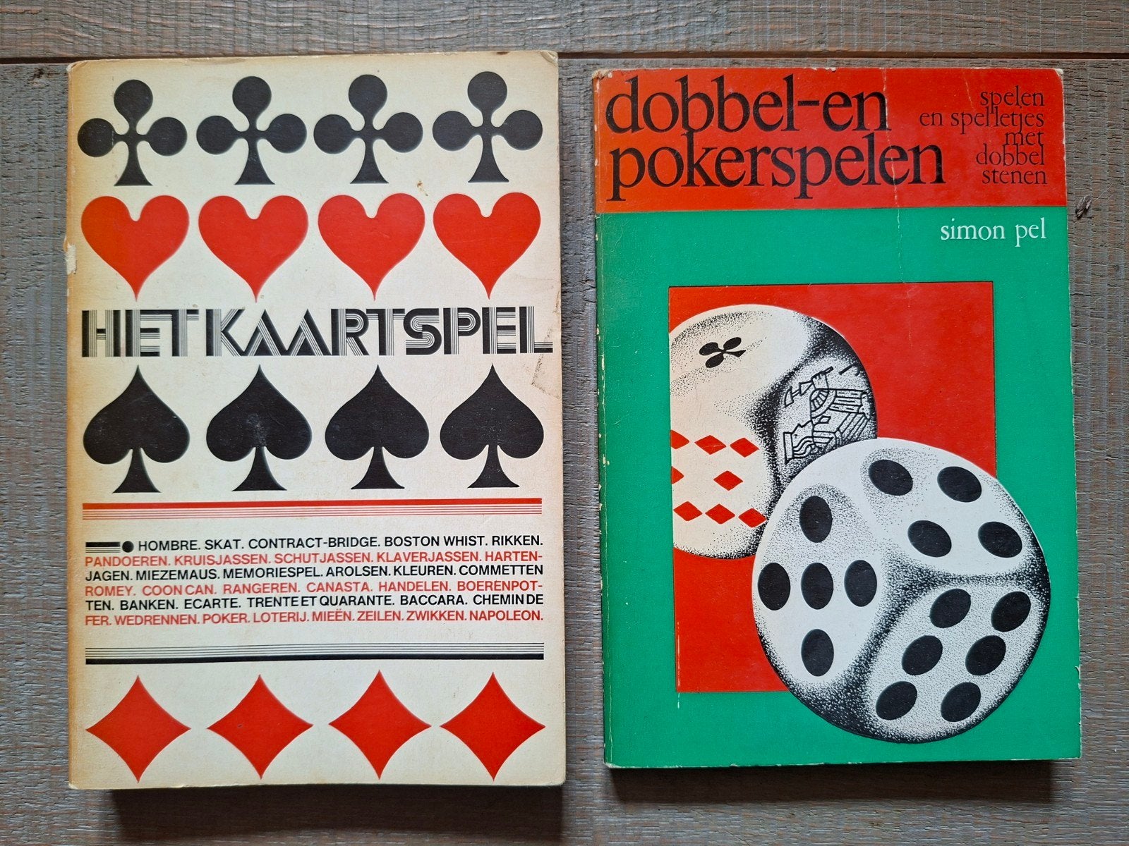 2 boekjes over kaartspellen ,dobbel en pokerspelen, Ophalen of Verzenden, Gelezen, Overige onderwerpen