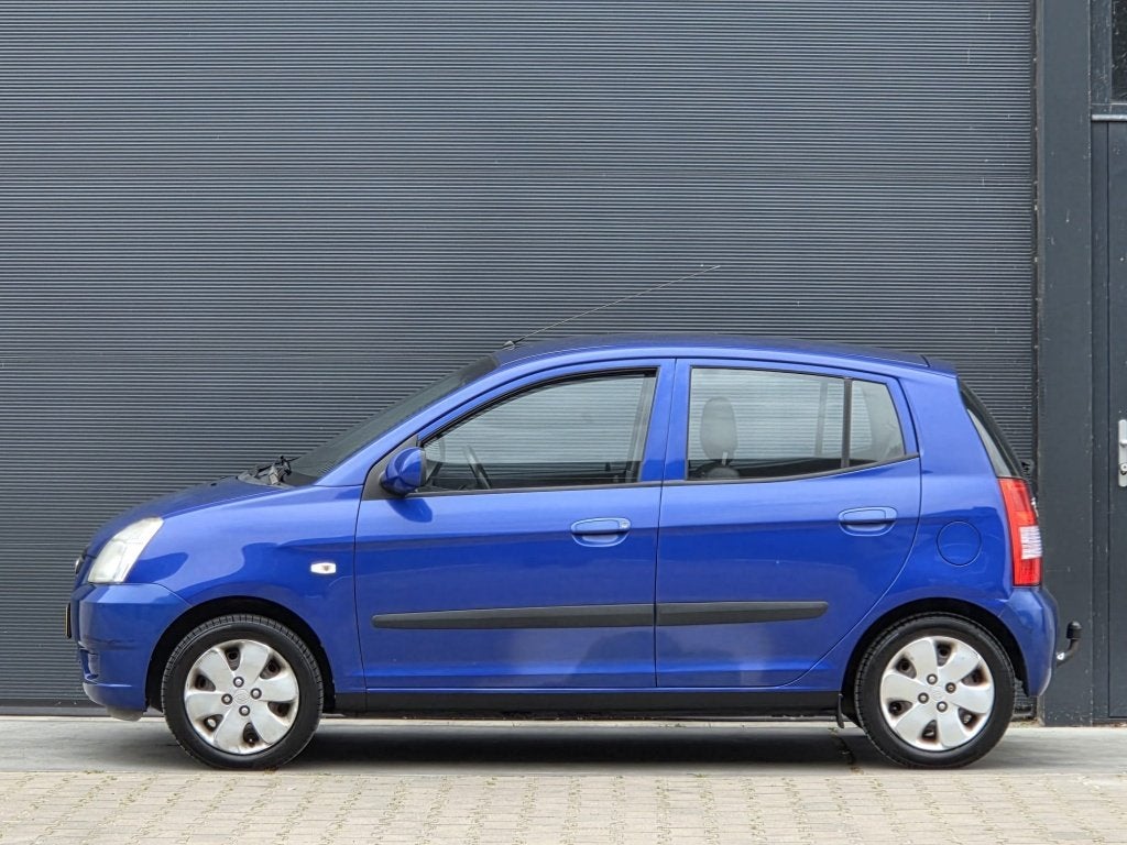 Kia Picanto 1.1 LXE AUTOMAAT NWE APK 10-11-2027! (bj 2005), Gebruikt, 4 cilinders, Blauw, Origineel Nederlands