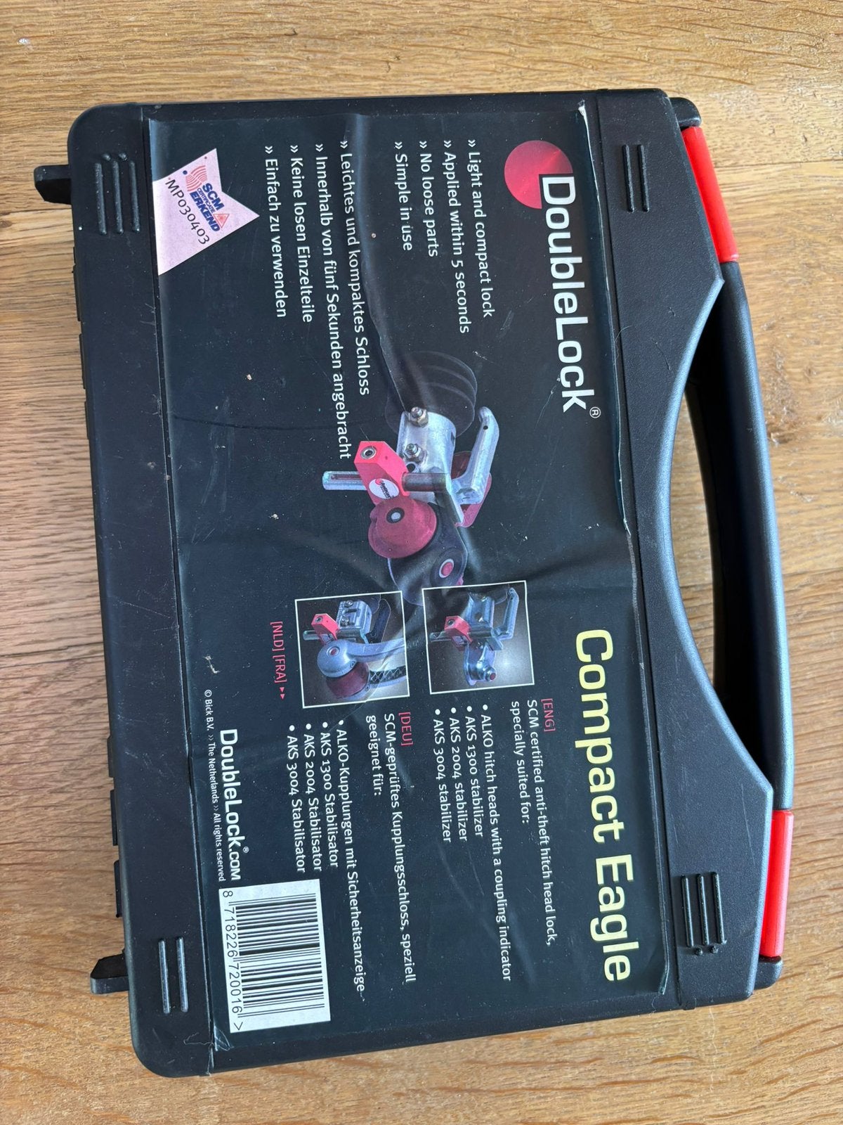 DoubleLock Compact Eagle disselslot, Caravans en Kamperen, Caravan accessoires, Ophalen, Zo goed als nieuw