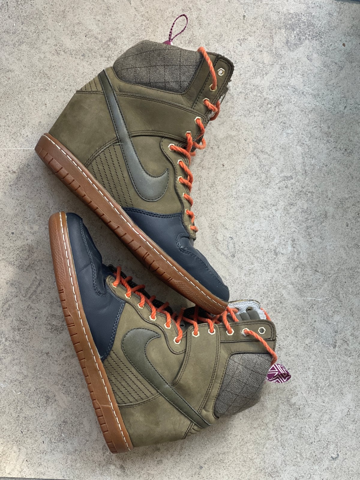 Nike Dunk Sky High Sneakerboot 'Dark Loden' - Maat 39, Kleding | Dames, Ophalen of Verzenden, Groen, Sneakers of Gympen, Zo goed als nieuw