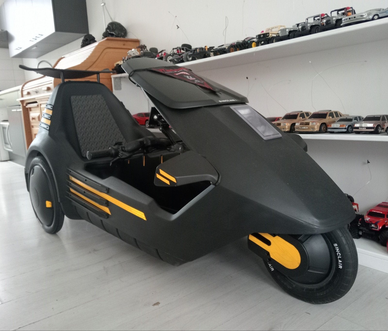 Vintage Sinclair C5 electrische ligfiets, Ophalen