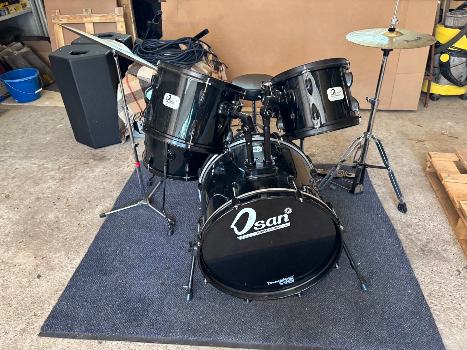 Osan drumstel, Muziek en Instrumenten, Drumstellen en Slagwerk, Ophalen, Gebruikt, Overige merken