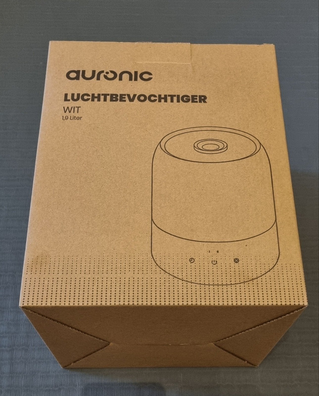 Auronic Luchtbevochtiger Wit 1,9 Liter - ZGAN, Ophalen of Verzenden, Zo goed als nieuw, Luchtbevochtiger