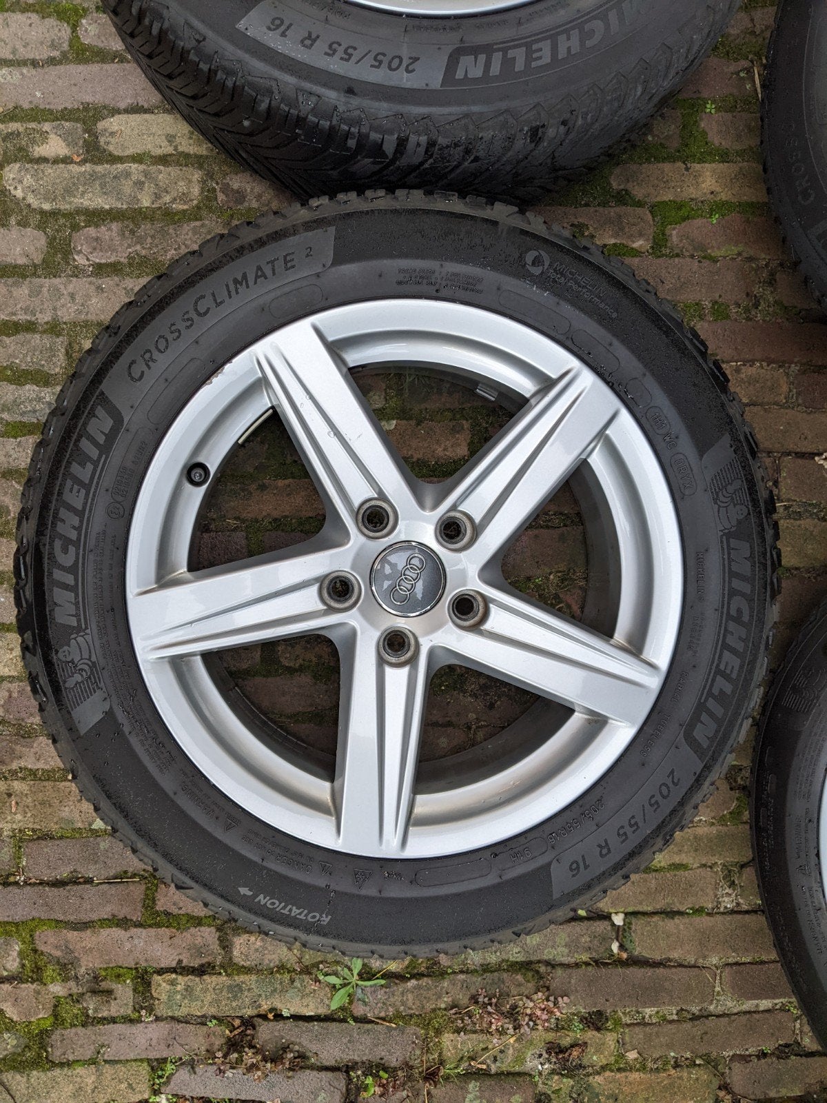 originele audi winterbanden 16 inch Michelin banden, Ophalen, Audi