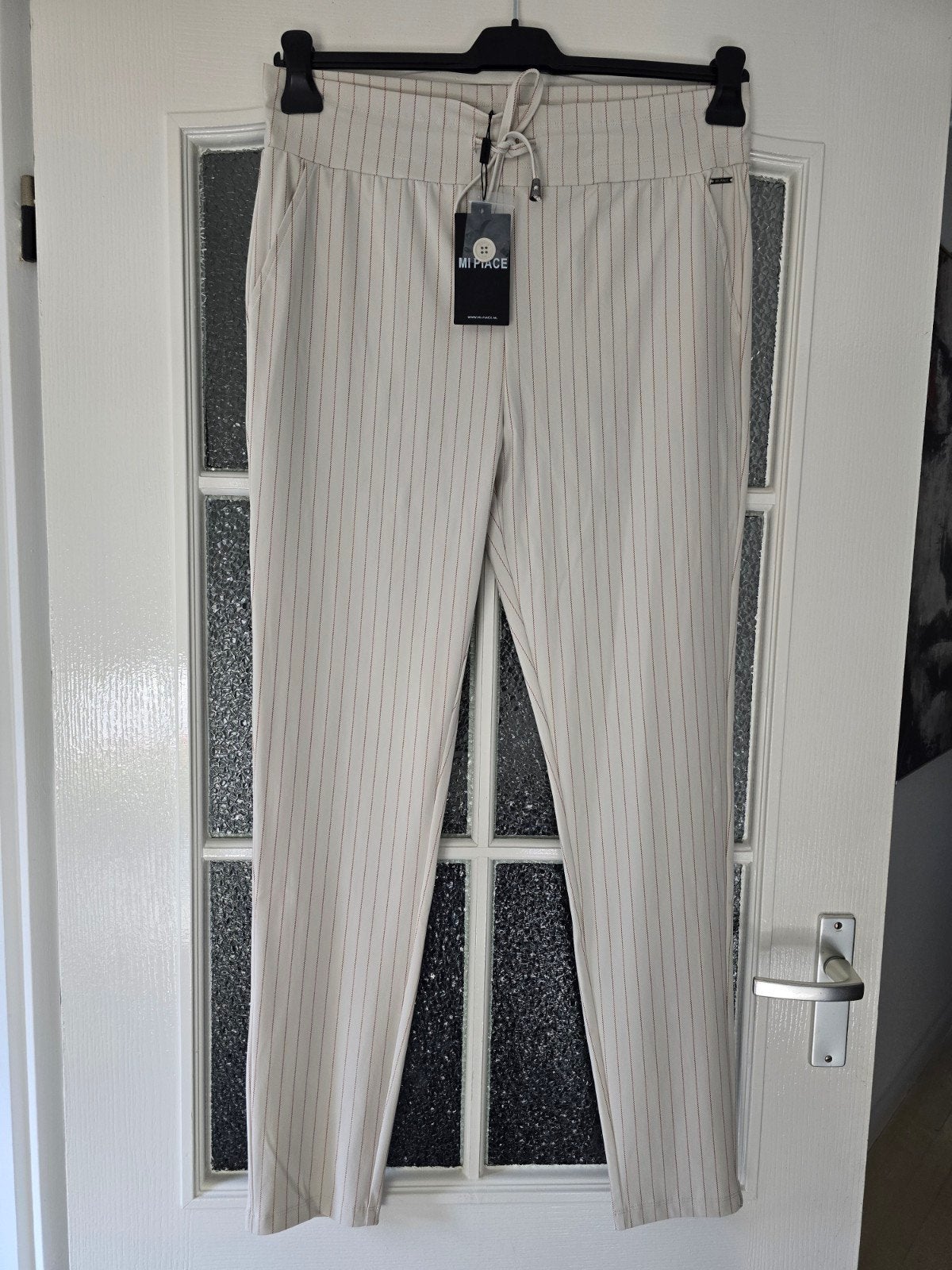nieuw mi piace xxl kit mocca krijtstreep, Zwart, Maat 46/48 (XL) of groter, Nieuw, Ophalen of Verzenden