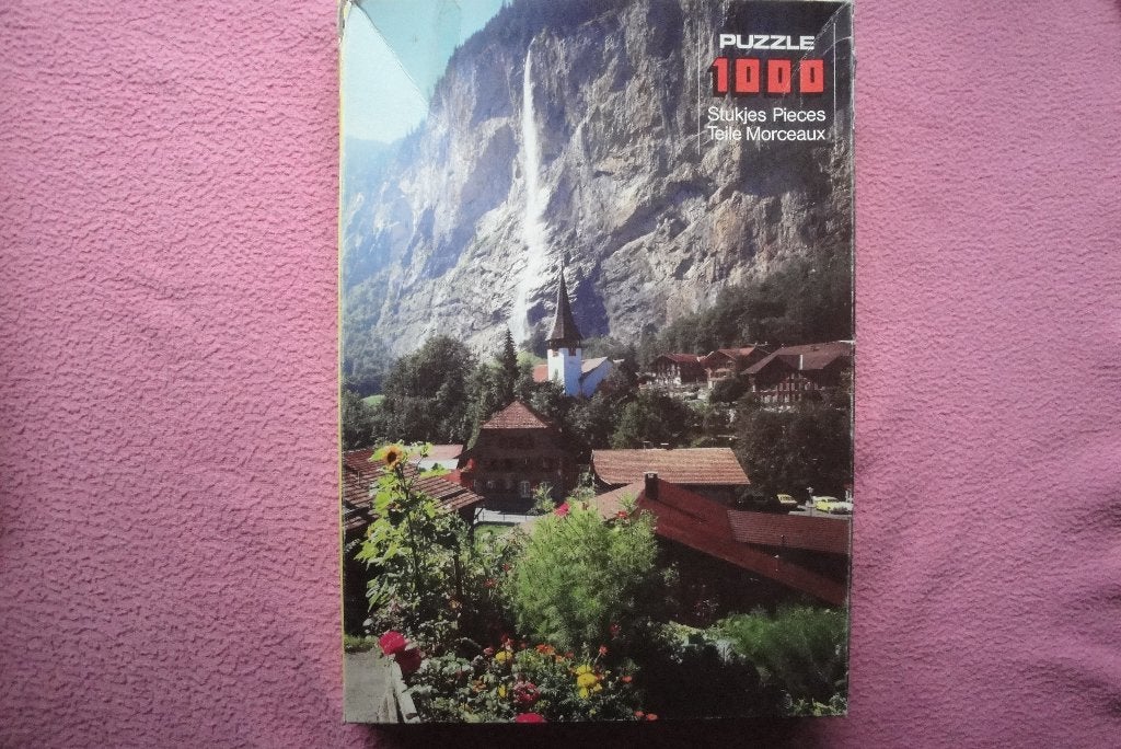 WILD HORSE PUZZLE 1.000 stukjes voor 1,95euro., Ophalen of Verzenden, 500 t/m 1500 stukjes, Gebruikt, Legpuzzel