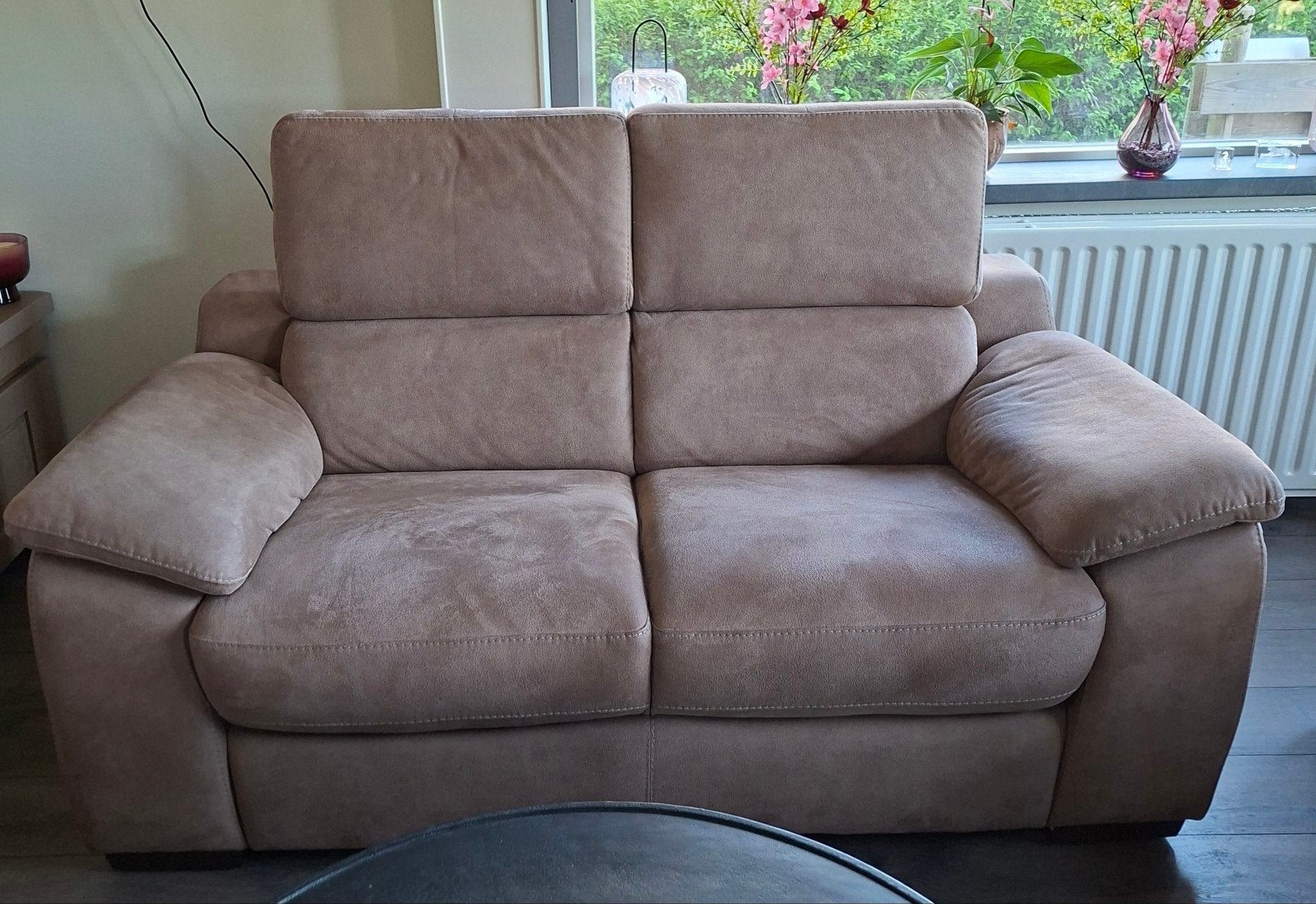 2-zitsbank, Ophalen, Gebruikt, 100 tot 125 cm, 150 tot 200 cm