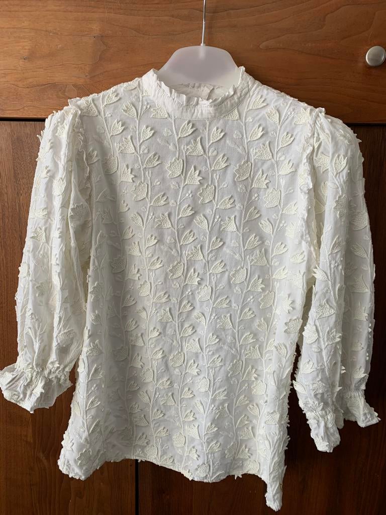 Blouse van Fabienne Chapot maat 36, Ophalen of Verzenden, Zo goed als nieuw, Maat 36 (S), Wit