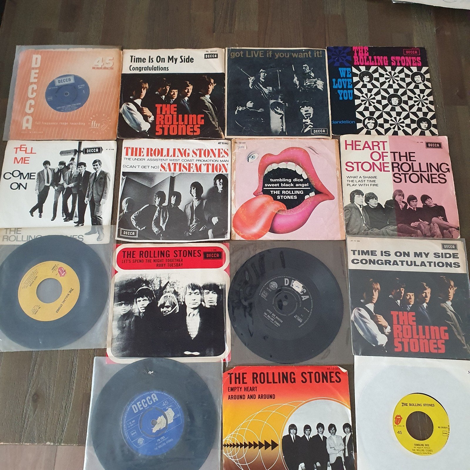 The Rolling Stones - Diverse Singles (Gebruikt), Ophalen, Gebruikt, 7 inch, EP