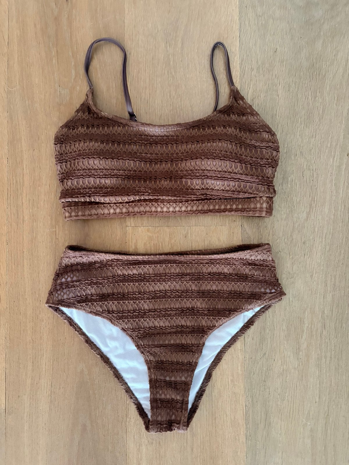 Shein bikini bruin maat Small NIEUW!!!, Kleding | Dames, Badmode en Zwemkleding, Ophalen of Verzenden, Nieuw, Bruin, Bikini