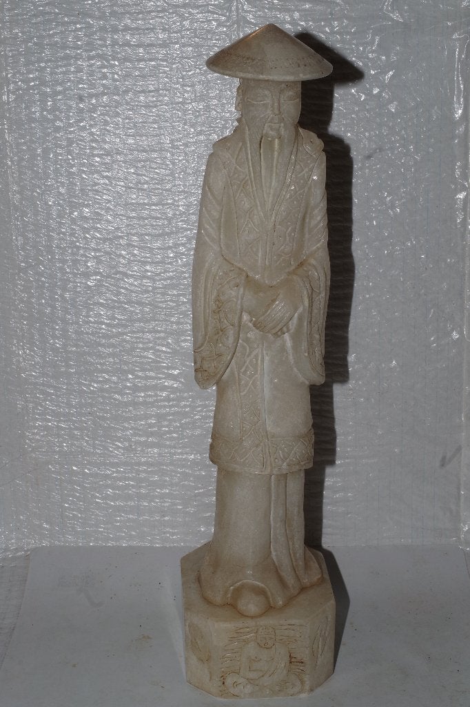 Chinese man, Antiek en Kunst, Ophalen, 20 - 50 cm, Steen of Keramiek, Klassiek