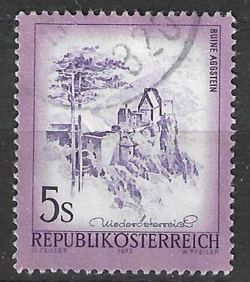 Oostenrijk 1973 - Yvert 1260 - Landschappen  (ST), Verzenden, Gestempeld