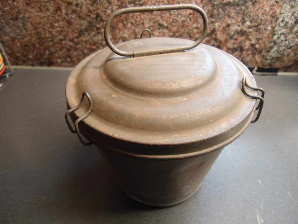 Blik om Ketelkoek te maken met recept jaren 20, Ophalen of Verzenden