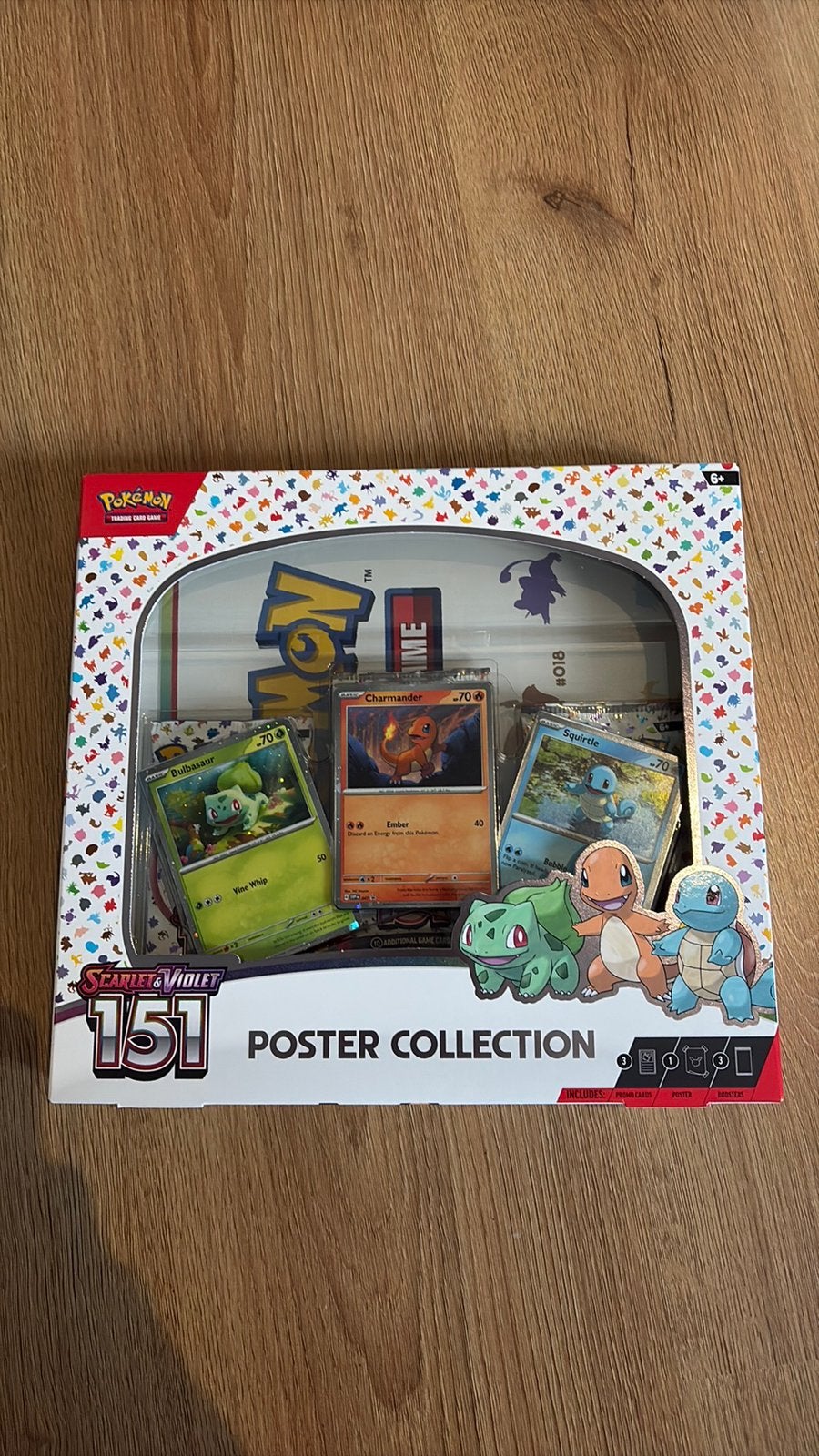Pokemon 151 poster collection box, Ophalen of Verzenden, Nieuw, Foil