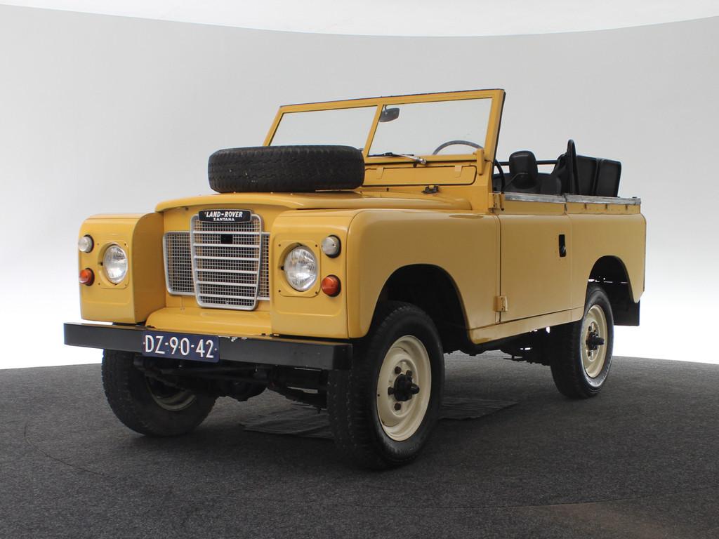 Land Rover Series 88'' APK en wegenbelasting vrij!, 7 persoo, Auto's, 2286 cc, Land Rover, Zwart, Overige carrosserieën