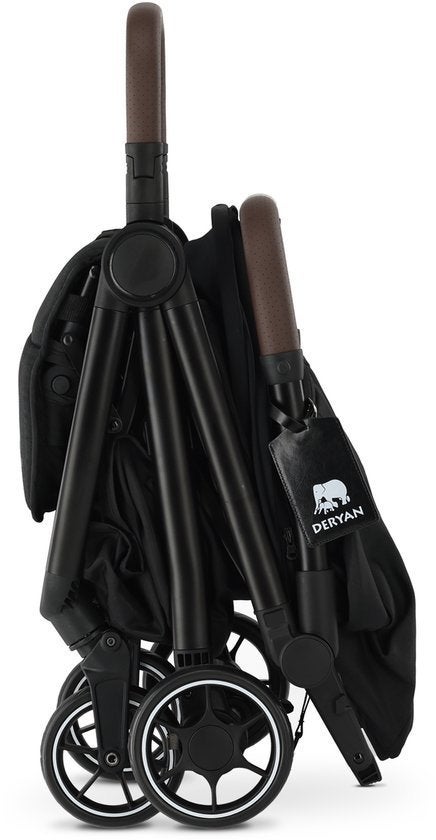 Deryan Air Buggy - Vliegtuig Buggy - 8 kg - Tas - Zwart, Kinderen en Baby's, Ophalen of Verzenden, Nieuw, Overige merken, Verstelbare rugleuning
