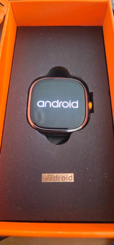 Android Watch 8GB RAM / 128GB ROM Samsung Ultra Look uniek, Onbekend, GPS, Oranje, Ophalen of Verzenden
