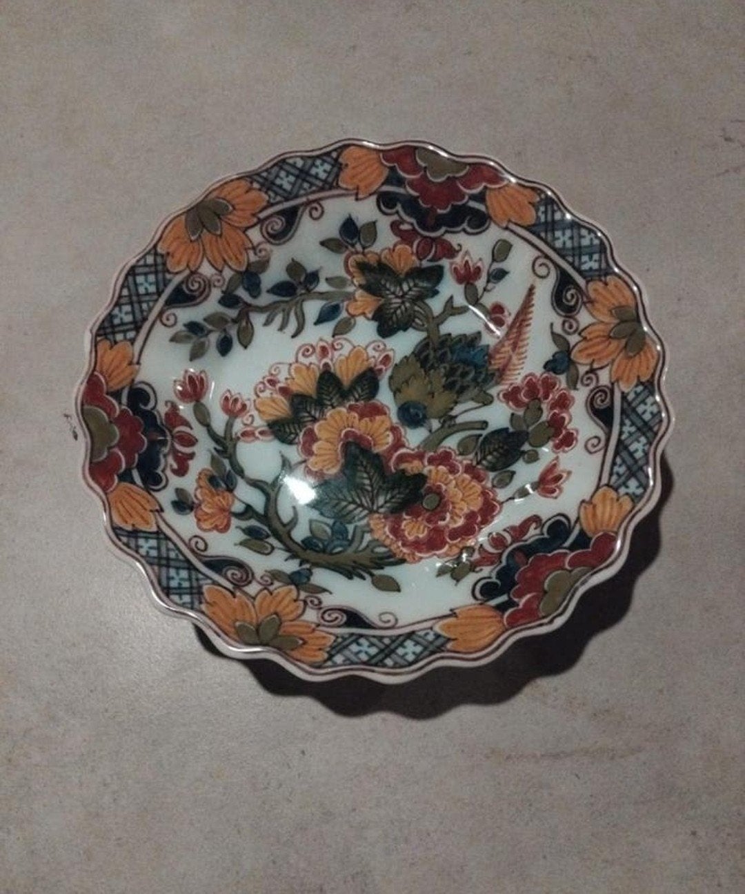 Prachtig plooibord van Koninklijke Tichelaar Makkum, gedecor, Antiek en Kunst, Ophalen of Verzenden