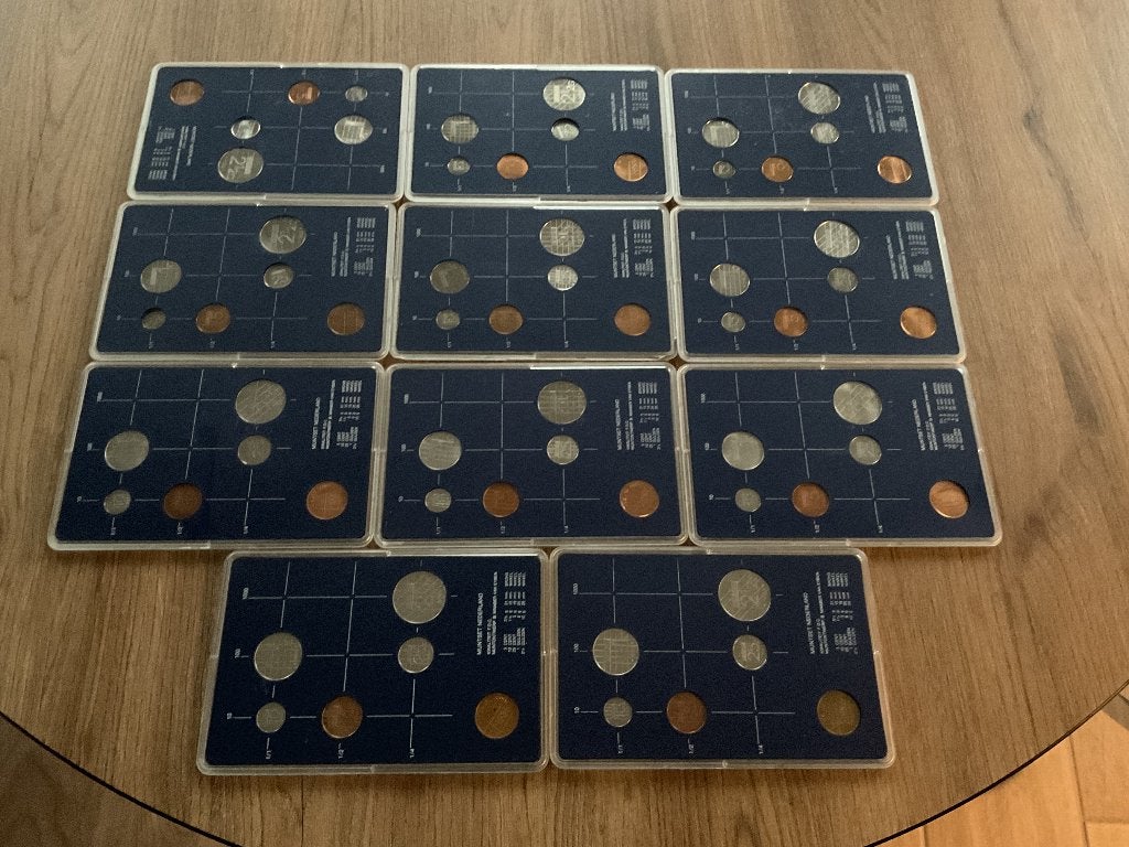 FDC sets guldenmunten, Postzegels en Munten, Munten | Nederland, Ophalen of Verzenden, Koningin Beatrix, Overige waardes, Setje