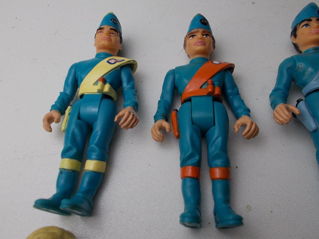 1992 Matchbox THUNDERBIRDS FIGUURTJES 8 x IN 1 KOOP!, Ophalen of Verzenden, Zo goed als nieuw