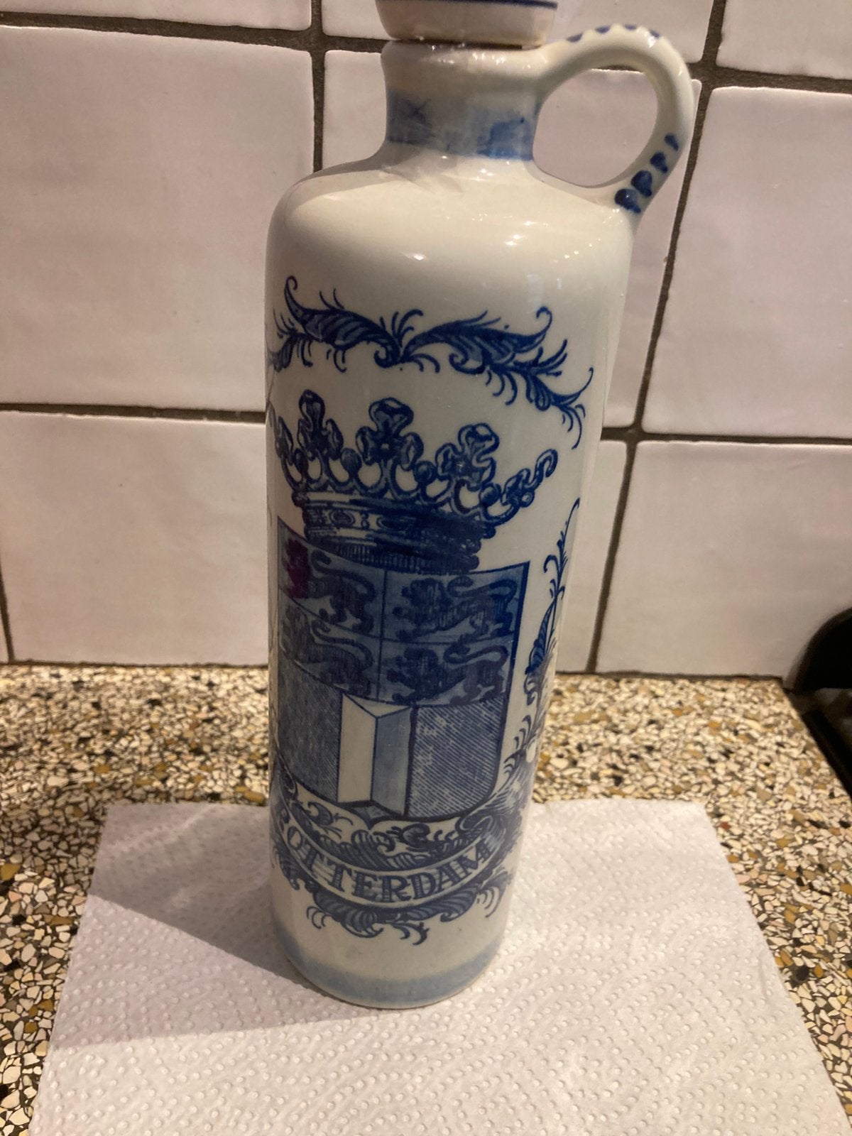 Oude kruik Rotterdam, Antiek en Kunst, Curiosa en Brocante, Ophalen of Verzenden