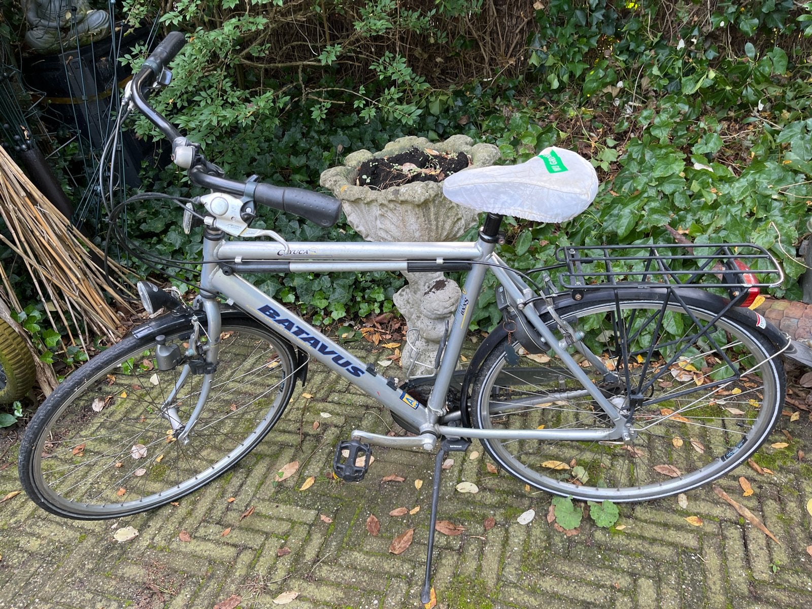 Batavus Cayuca Herenfiets- Goed onderhouden, Ophalen, Gebruikt, Velgrem, Versnellingen