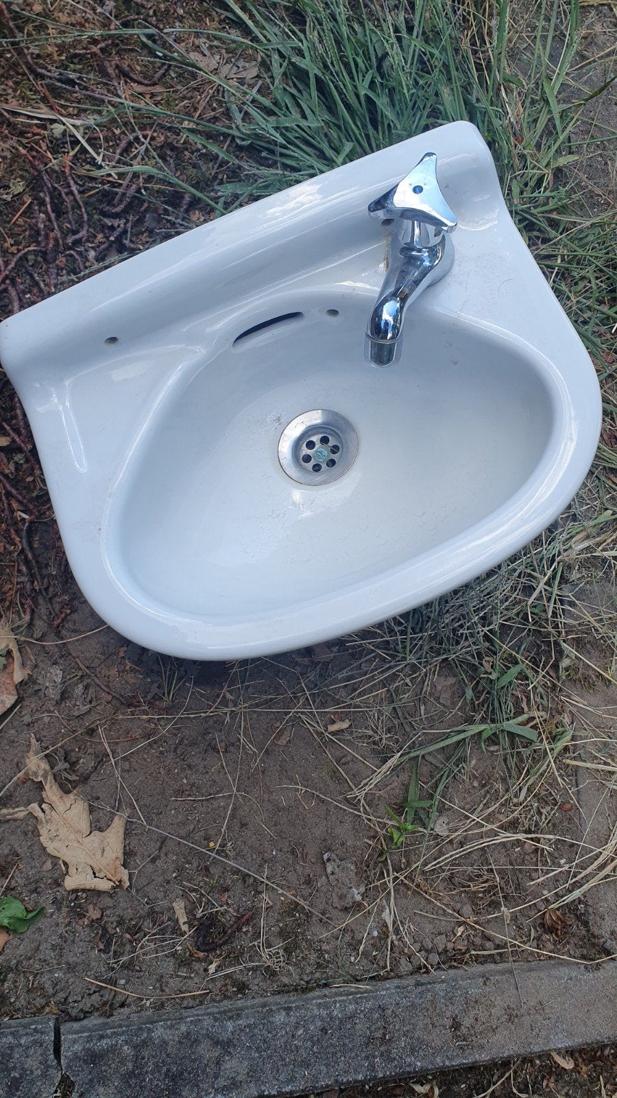 Toilet Wastafel met kraan - Gebruikt, Ophalen, Gebruikt, Chroom, Wastafel
