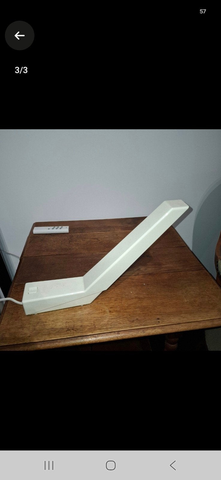 vintage burolampje Ansterdam, Doe-het-zelf en Verbouw, Bouwverlichting, Ophalen of Verzenden, Minder dan 50 watt